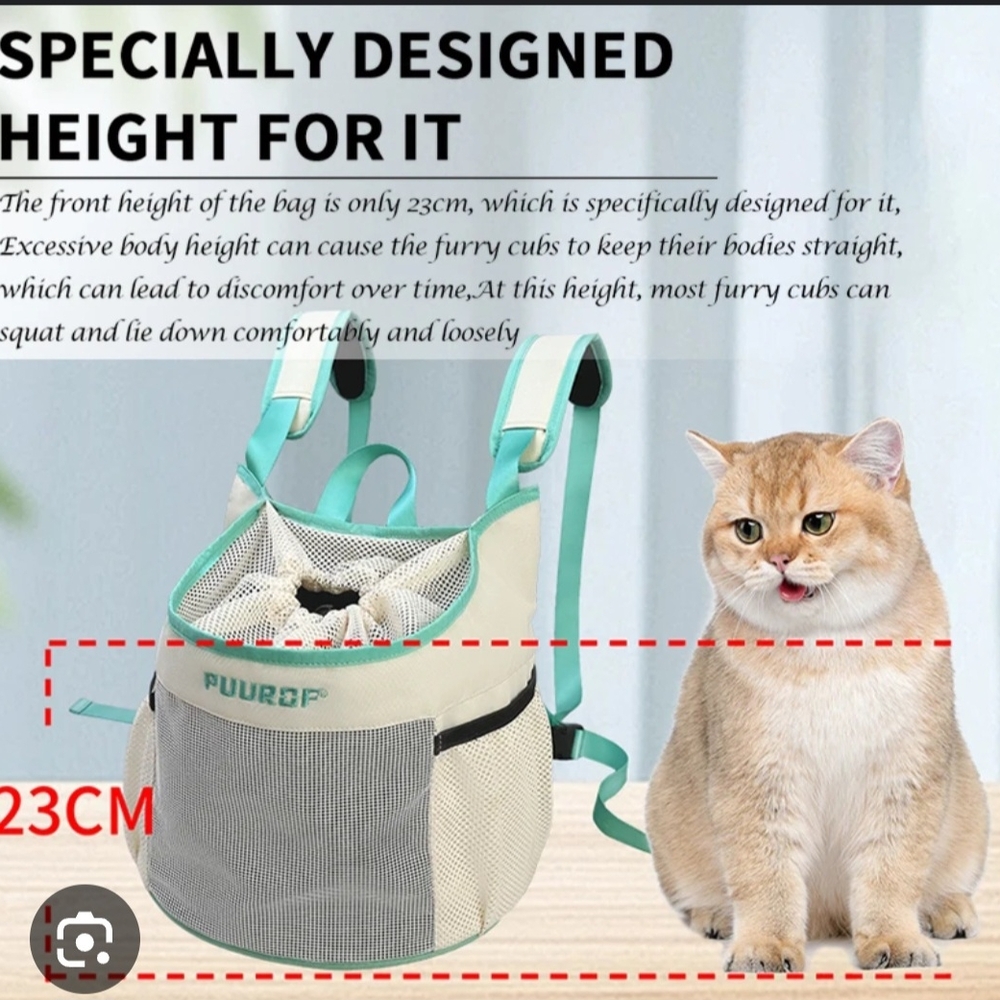 Mint Green Small Pet Carrier with Mesh